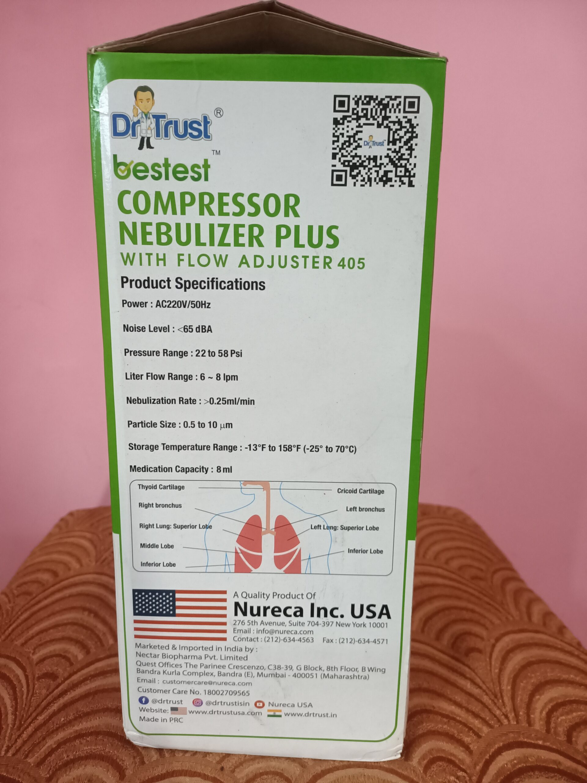Dr Trust Bestest Plus Compressor Nebulizer Machine